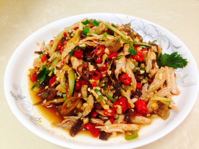 减脂健身｜凉拌手撕鸡丝（香辣&麻油版）