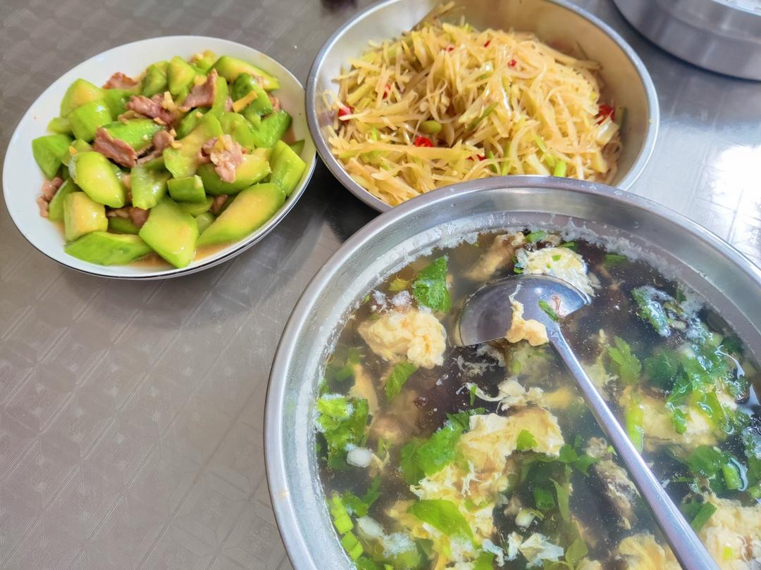 家常丝瓜炒肉