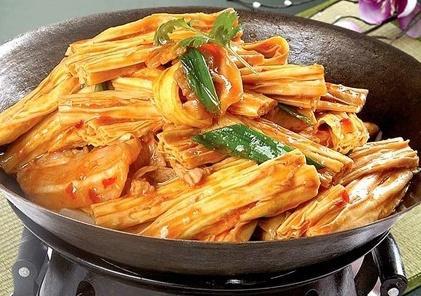 干锅腐竹