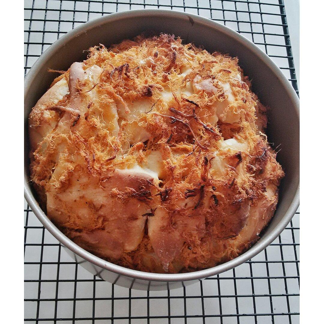 肉松手撕面包—超软会爆浆的面包哟