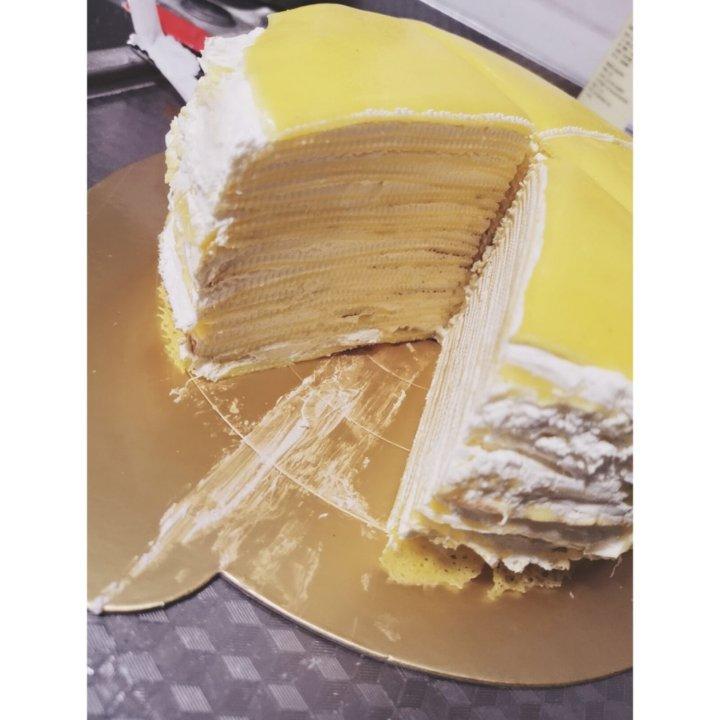 榴莲千层（超软糯蛋皮配方٩( ᐛ )و