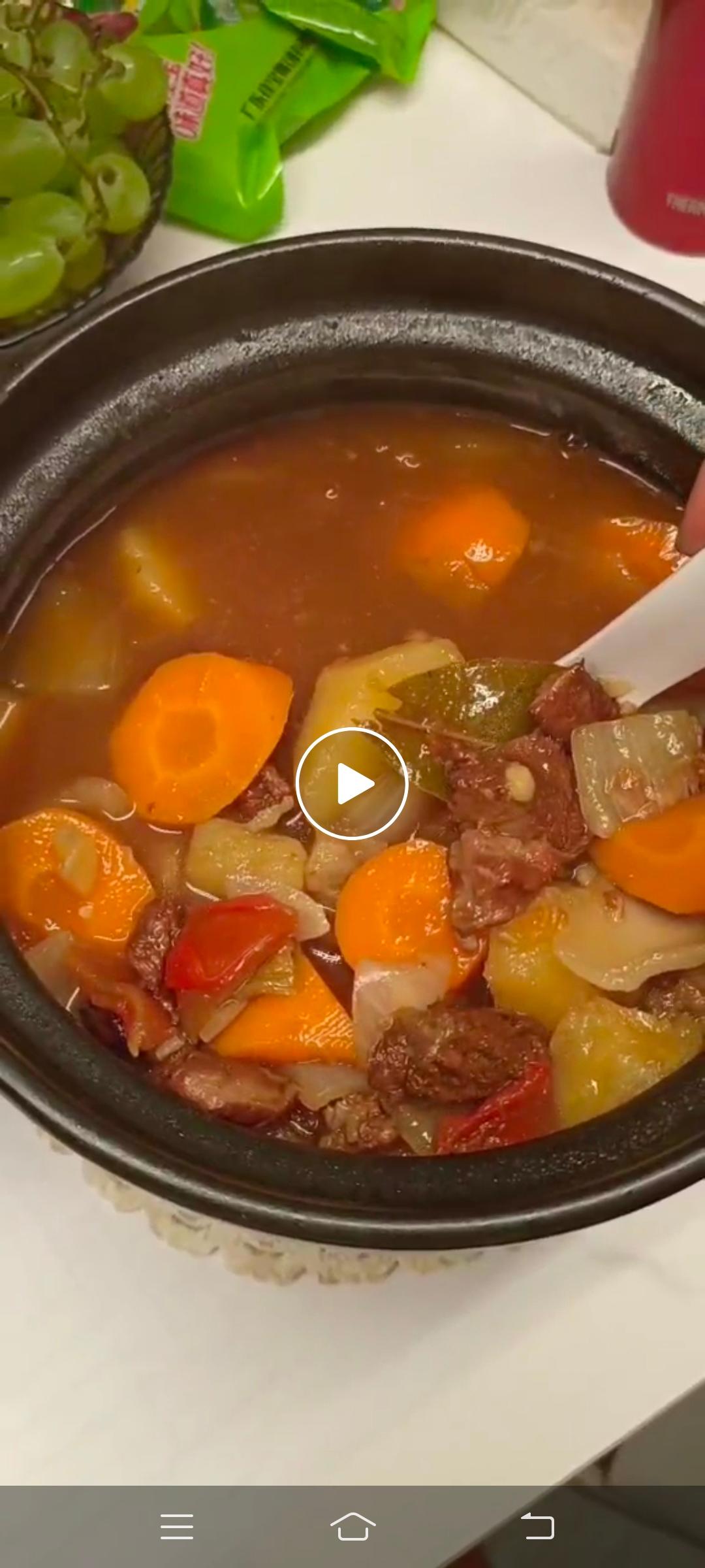 番茄土豆炖牛腩