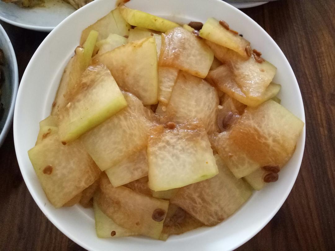 素炒冬瓜