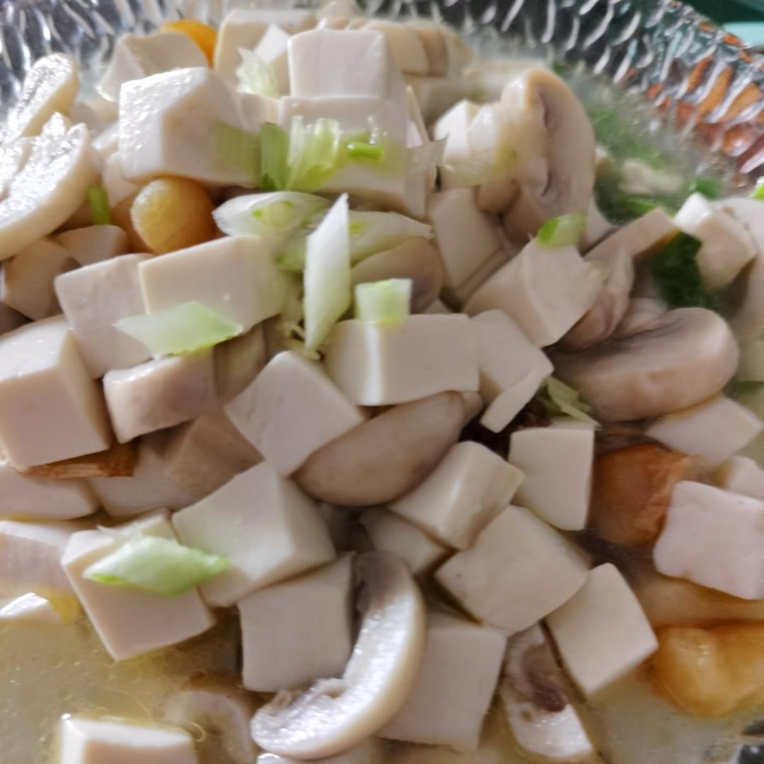 【春日时鲜】开洋荠菜蘑菇羹