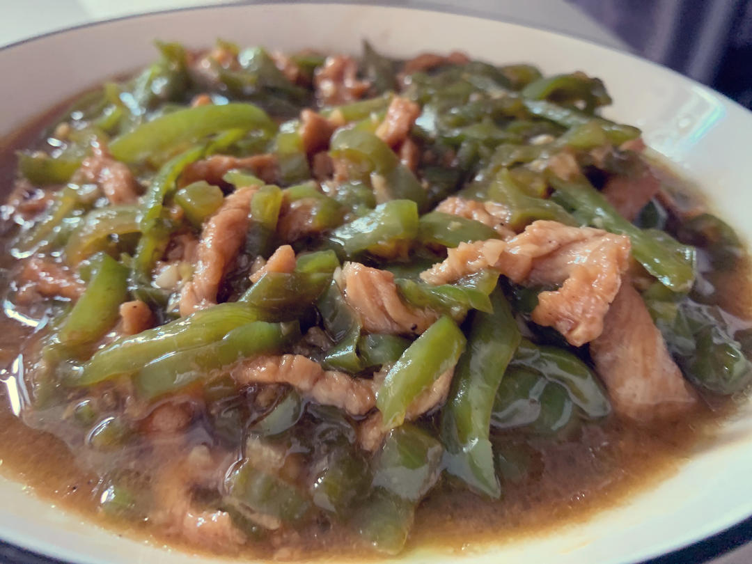 青椒炒肉丝