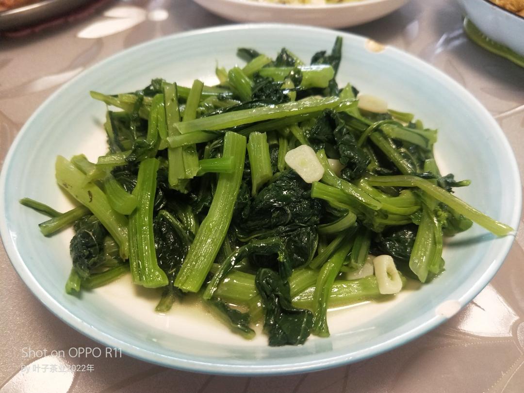 低脂清爽好吃又不胖的『炝炒空心菜』