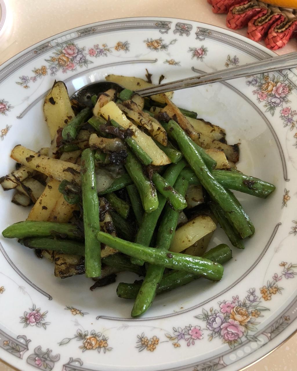 干煸双豆