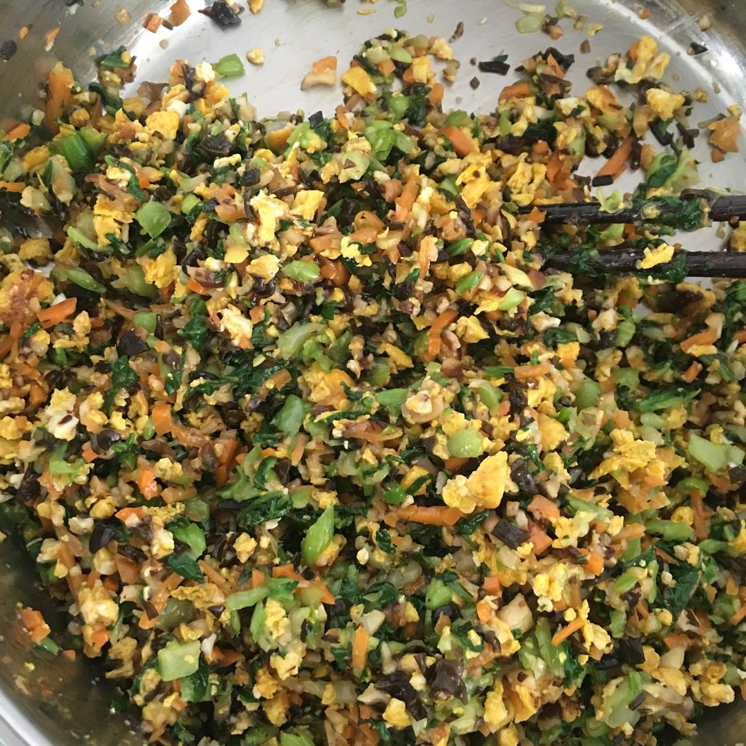 咖啡伴侣1984做的素饺子馅