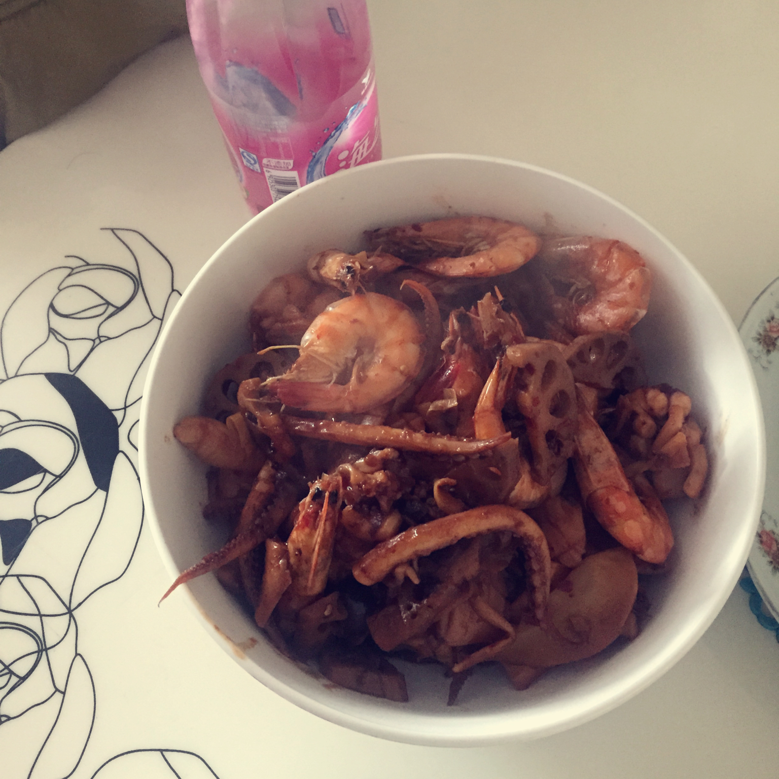 韩式辣酱炒鱿鱼