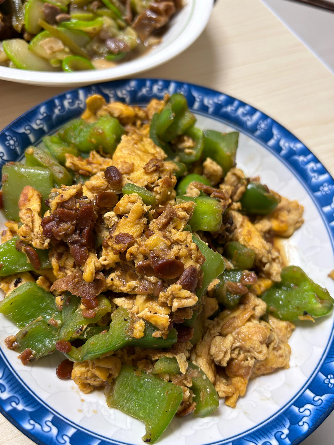 酱香蛋炒青椒