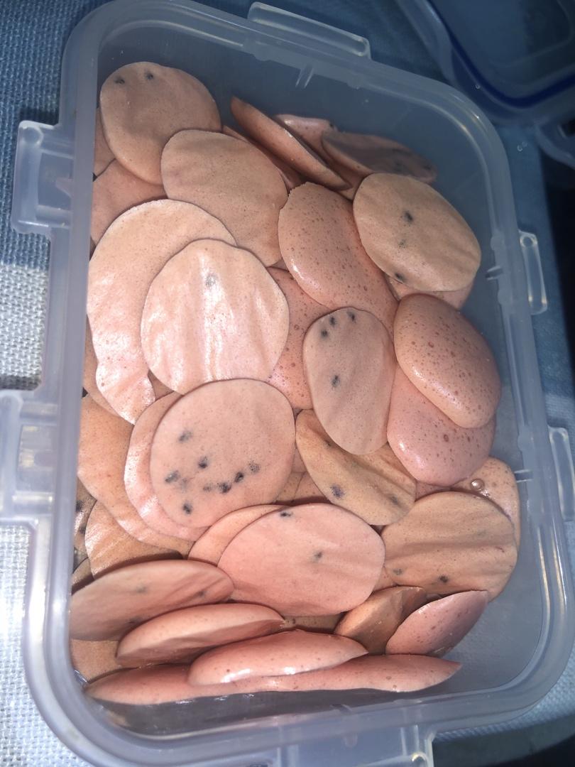 入口即化火龙果蛋黄溶豆《六个月以上婴幼儿辅食零食》果蔬溶豆！无淀粉无糖简单配方  更新