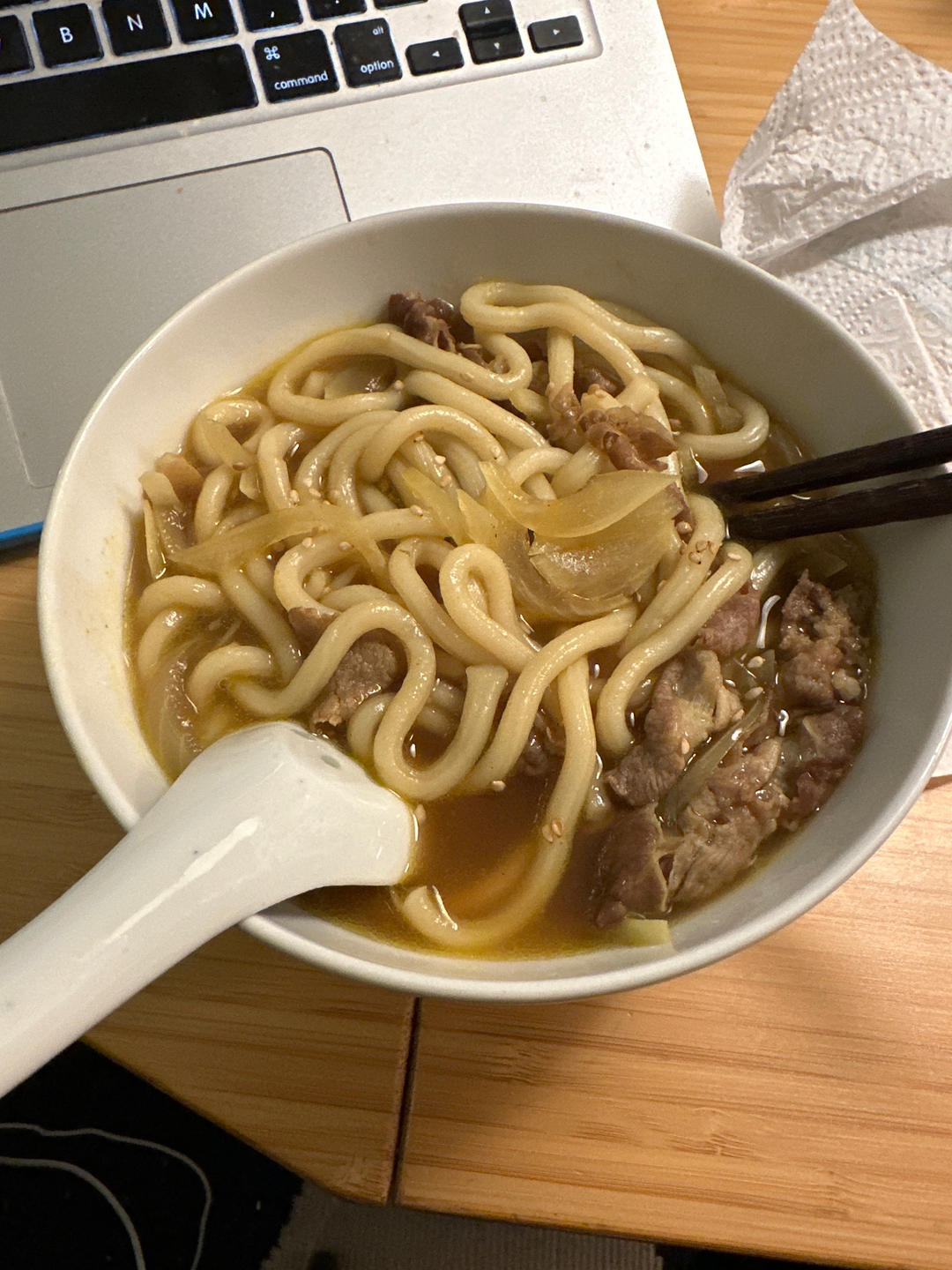 咖喱肥牛乌冬面