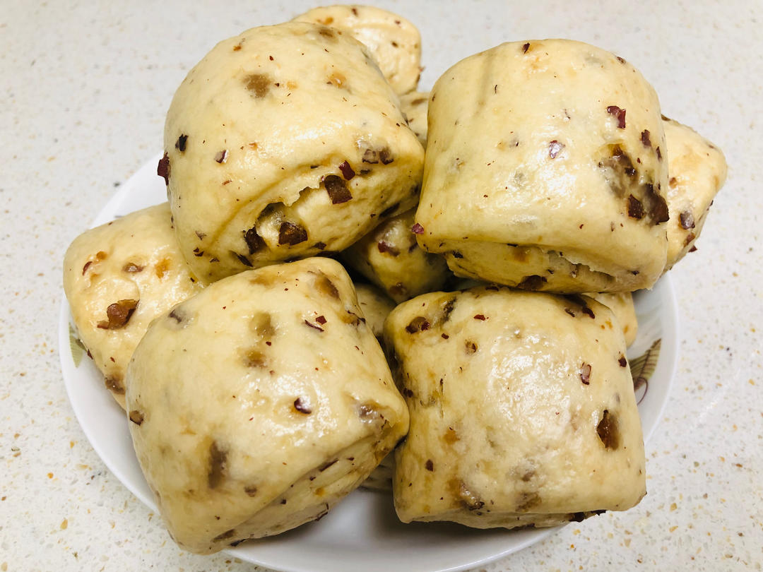 奶香红枣千层馒头  懒人馒头   一样蓬松暄软  附细节视频