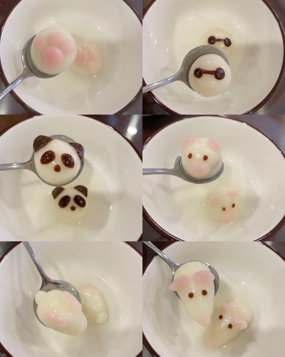 猪猪汤圆卡通汤圆大集合