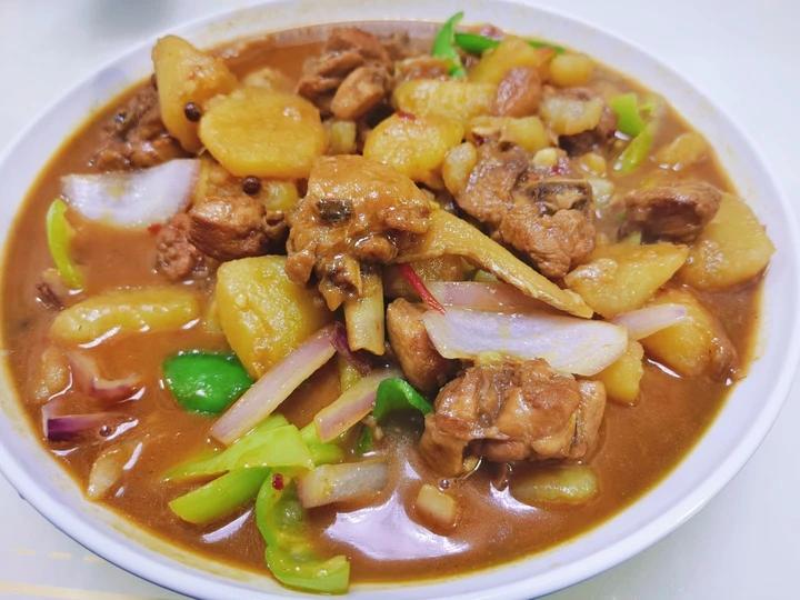 新疆特色大盘鸡（附加皮带面做法）