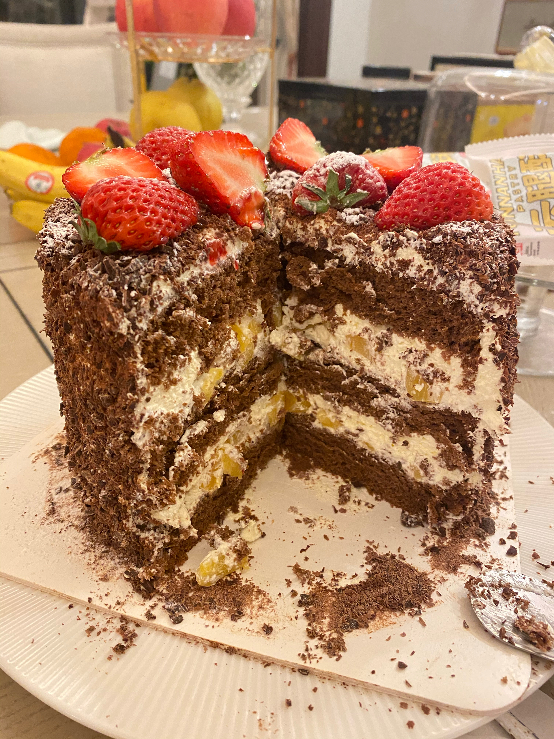 8寸黑森林蛋糕——新手篇