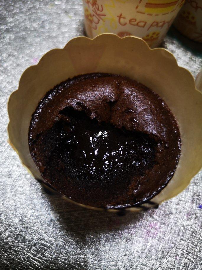 快手爆浆巧克力蛋糕