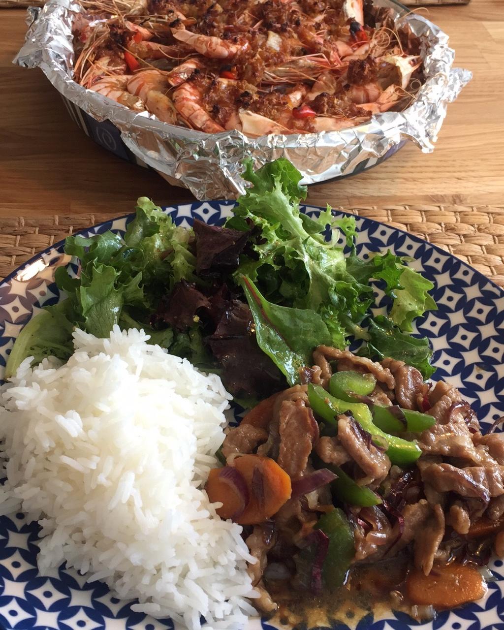 蒜蓉粉丝烤花蛤虾（烤箱版）