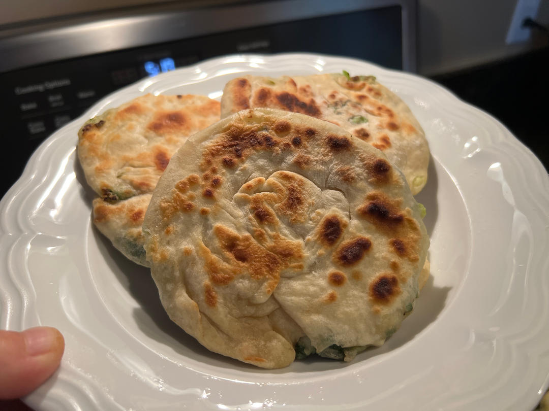 上海老式猪油葱油饼