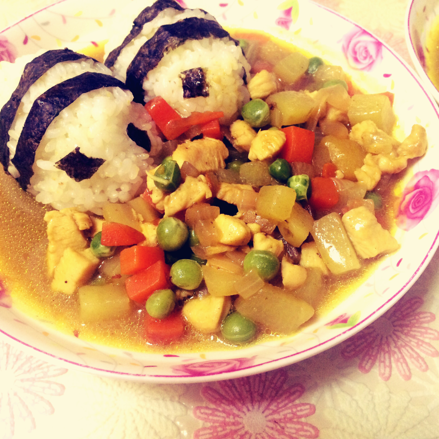 咖喱风熊猫吃翔