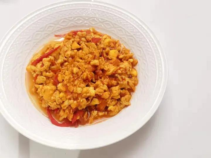 番茄炒鸡蛋（甜口）