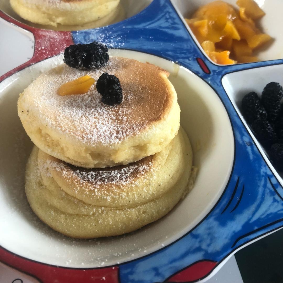 抖音网红~好吃到爆的舒芙蕾松饼(内附制作视频)