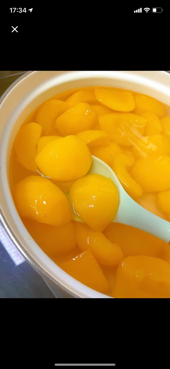 家庭版黄桃罐头的做法