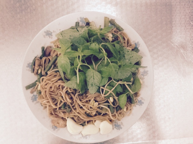 扁豆蒸面条（焖面）