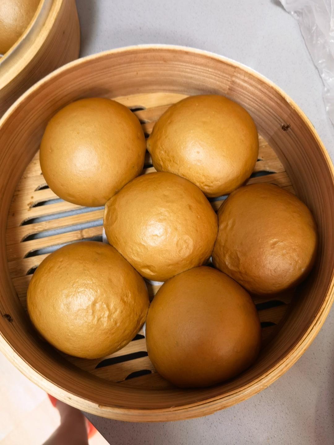 有着面包口感的红糖馒头（一次发酵）