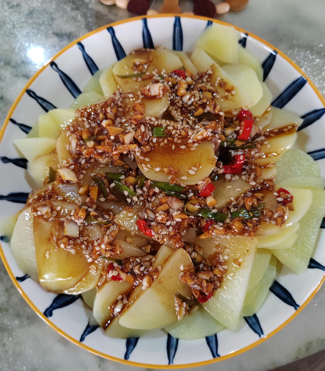 5分钟搞定，酸辣开胃凉拌土豆片‼️巨解谗