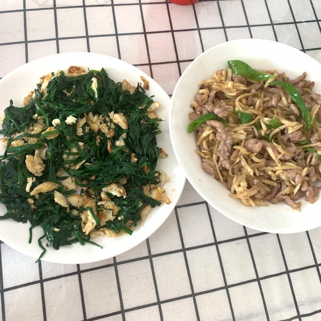 超好吃的茭白肉丝