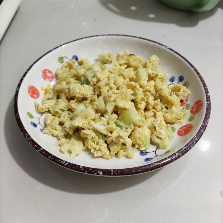 🔥五分钟学会一道减脂餐，营养好吃——金色花菜炒鸡蛋🔥