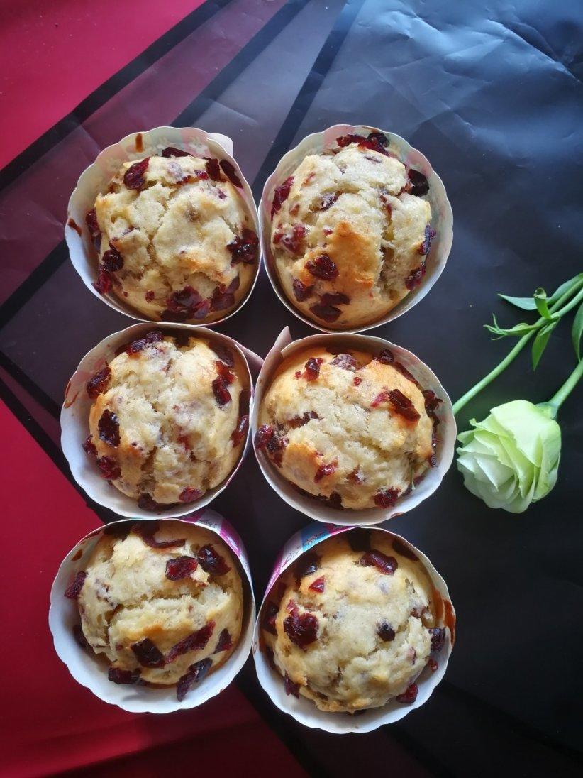 少女心的香蕉蔓越莓玛芬