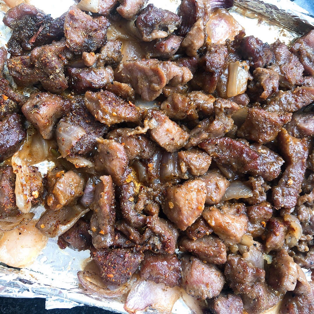 没穿串的羊肉串（家庭烤箱版）