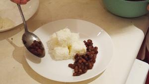 椰蓉牛奶小方+红豆蜜豆的做法 步骤11