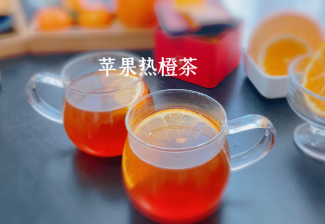 入冬的仪式感煮一壶苹果热橙茶