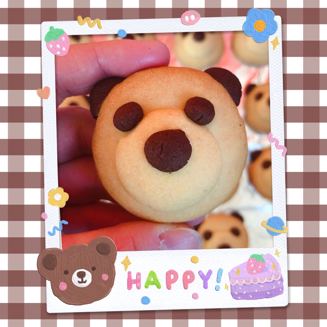 【大师范烘焙】萌萌的小熊饼干