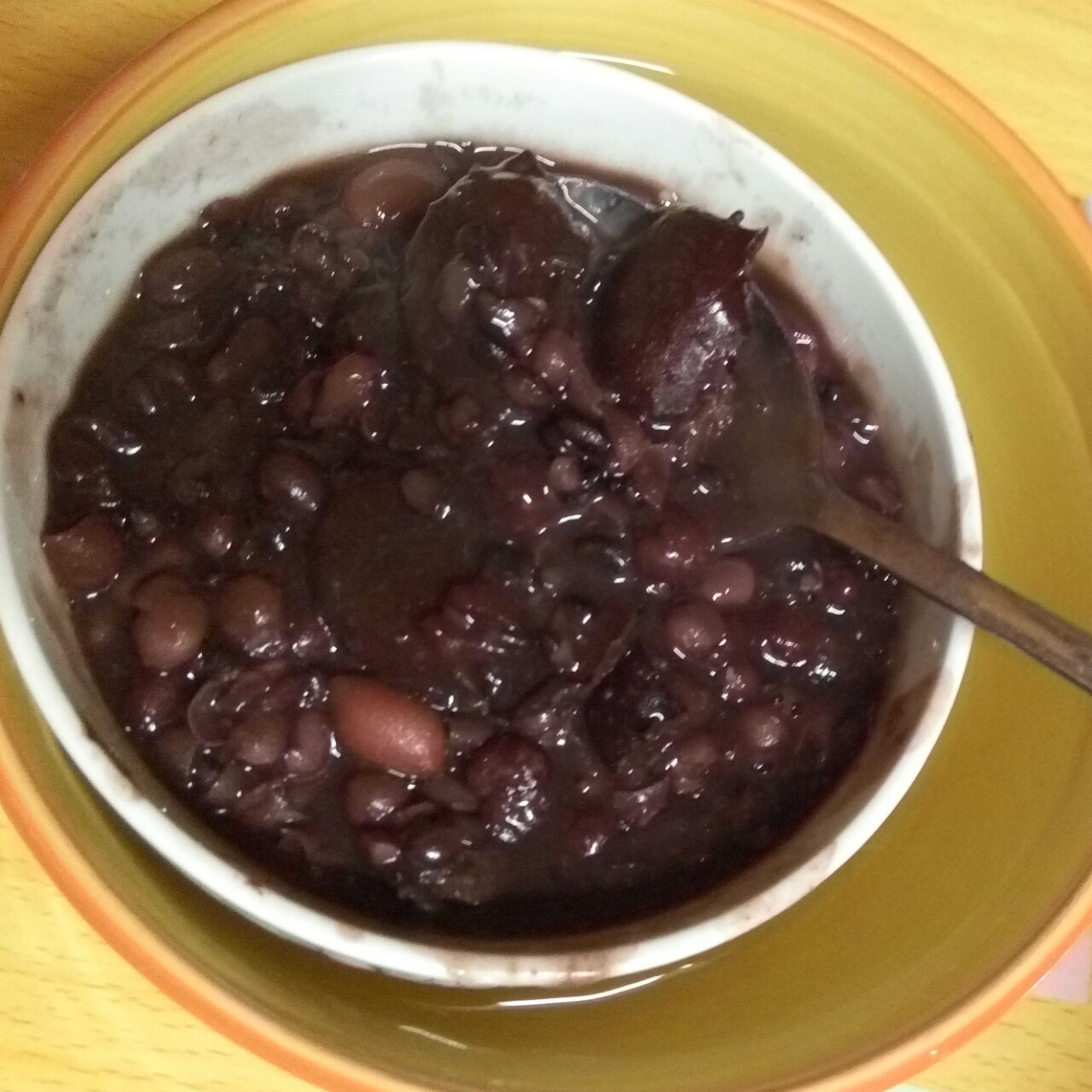 红豆黑米美颜粥