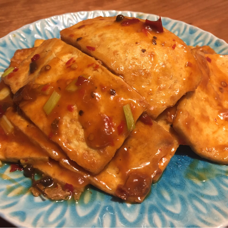 蚝油煎豆腐