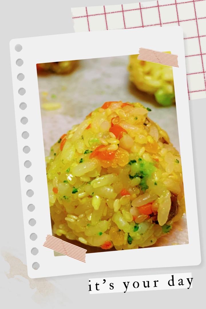 芝士就是力量【芝士肉松小饭团】