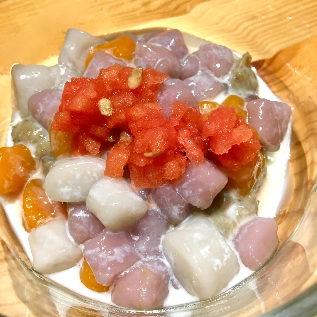 满足你的偷学欲望，“鲜芋仙”的三色芋圆在家也能轻松搞定！——三色芋圆