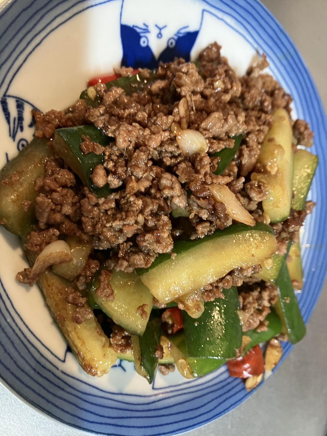 肉末黄瓜