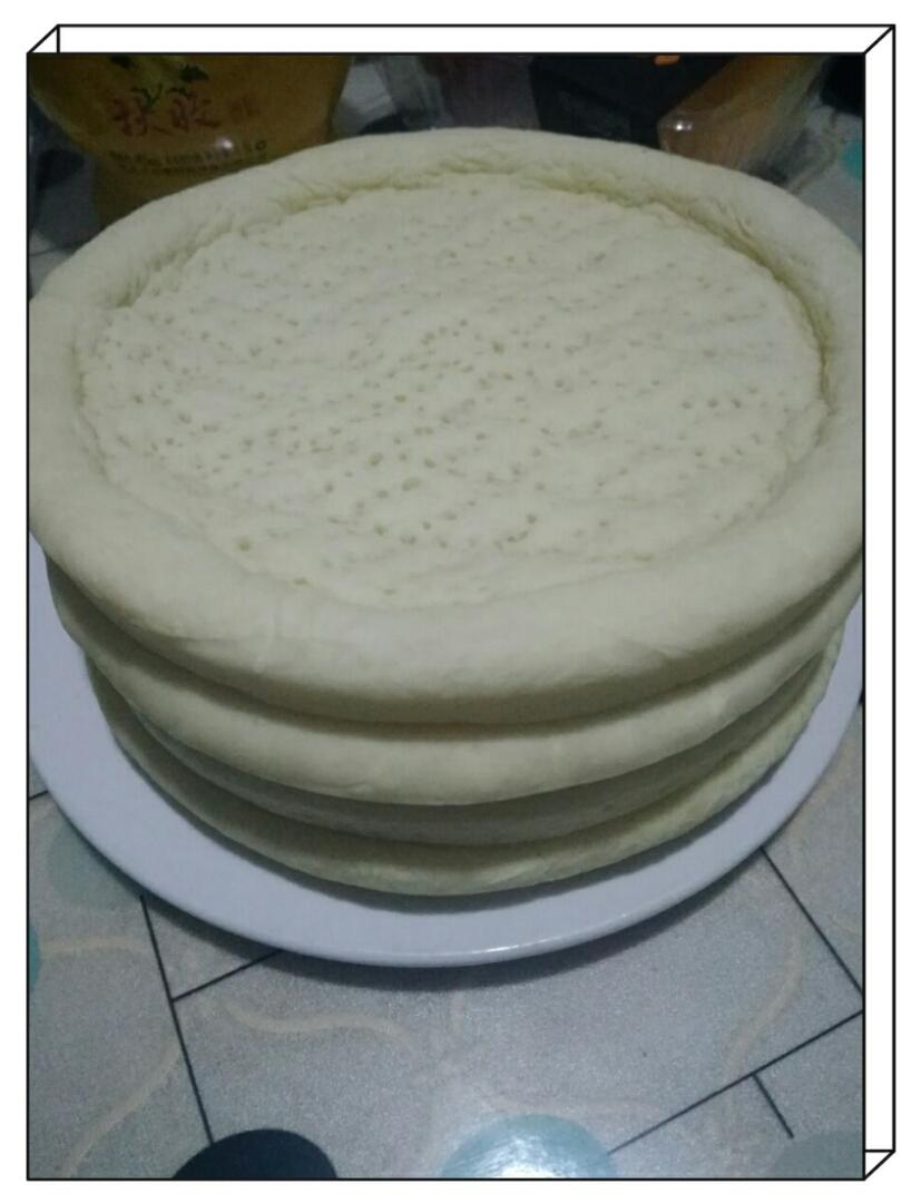 八寸披萨饼皮（四个）制作