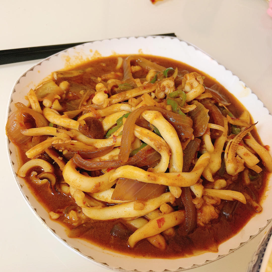 最好吃的酱爆鱿鱼圈