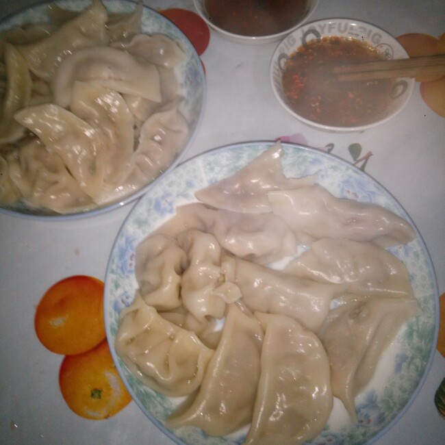 芹菜猪肉馅儿饺子