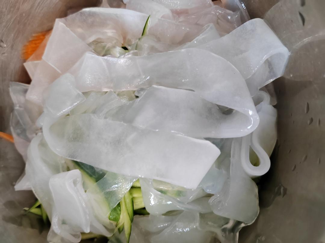 自制拉皮（土豆淀粉）