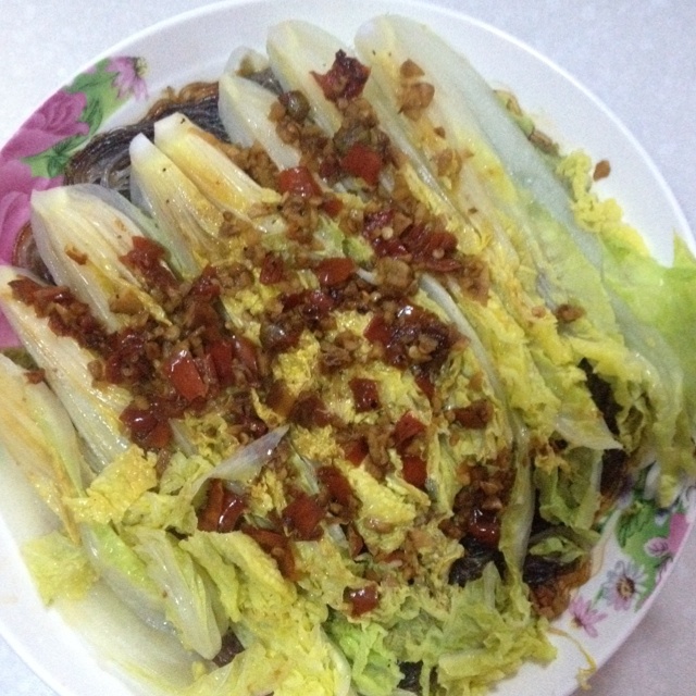 蒜蓉粉丝娃娃菜