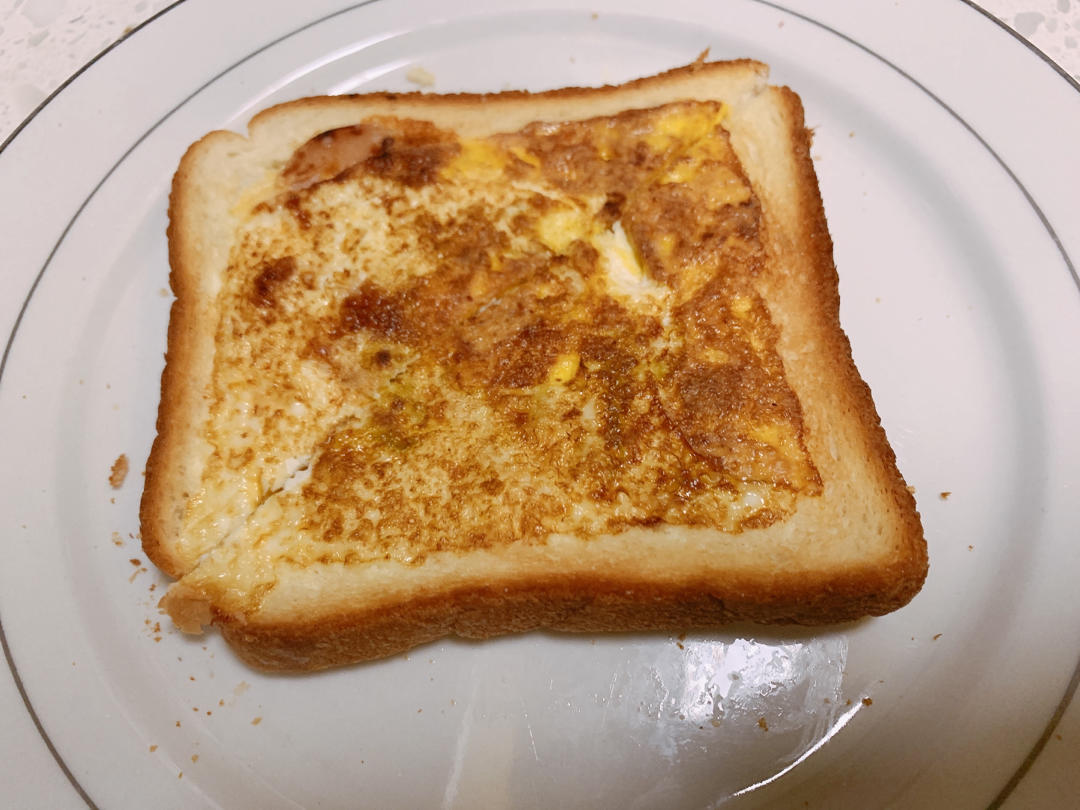 芝士鸡蛋面包片
