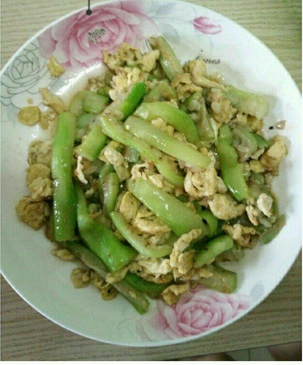 丝瓜炒蛋