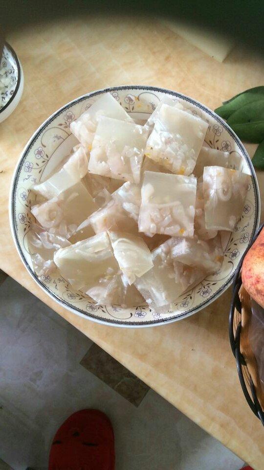 猪皮冻(果冻样)的做法